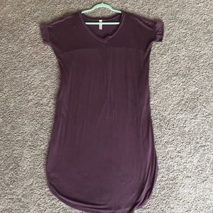 Zenana Maxi Dress Split Hem w/ Pockets